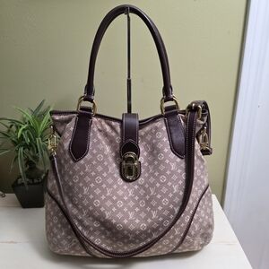 Louis Vuitton | Authentic Monogram Idylle Elegie Tote In Red Sepia